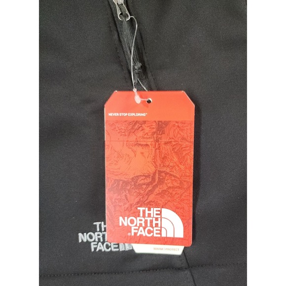 The North Face Ridgewall Vest Womens Medium Black Lined Full Zip TNF Logo New - Picture 2 of 12